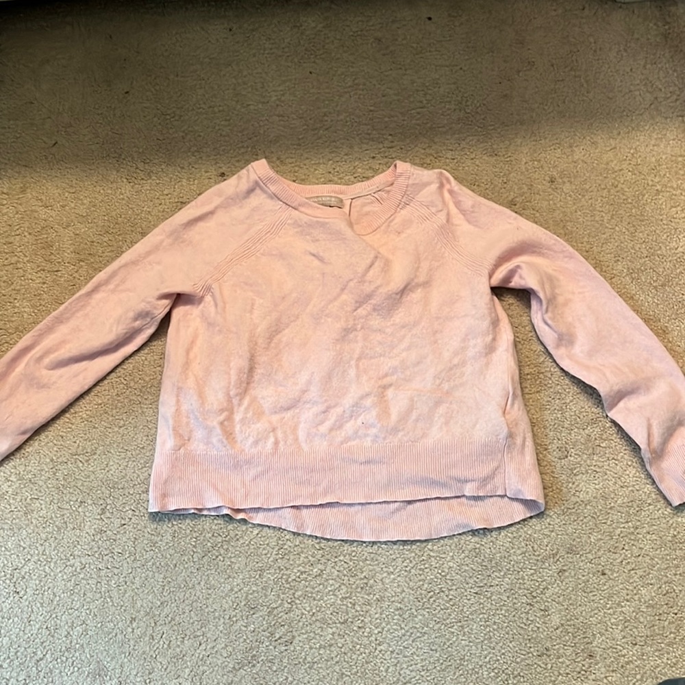 Small pink banana republic sweater